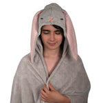 WACi Plush Hooded Towel- Bunny