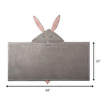 WACi Plush Hooded Towel- Bunny
