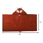 WACi Plush Hooded Towel- Fox