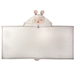 WACi Plush Hooded Towel- Lamb