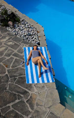 WACi XL— French Blue Cabana Stripes